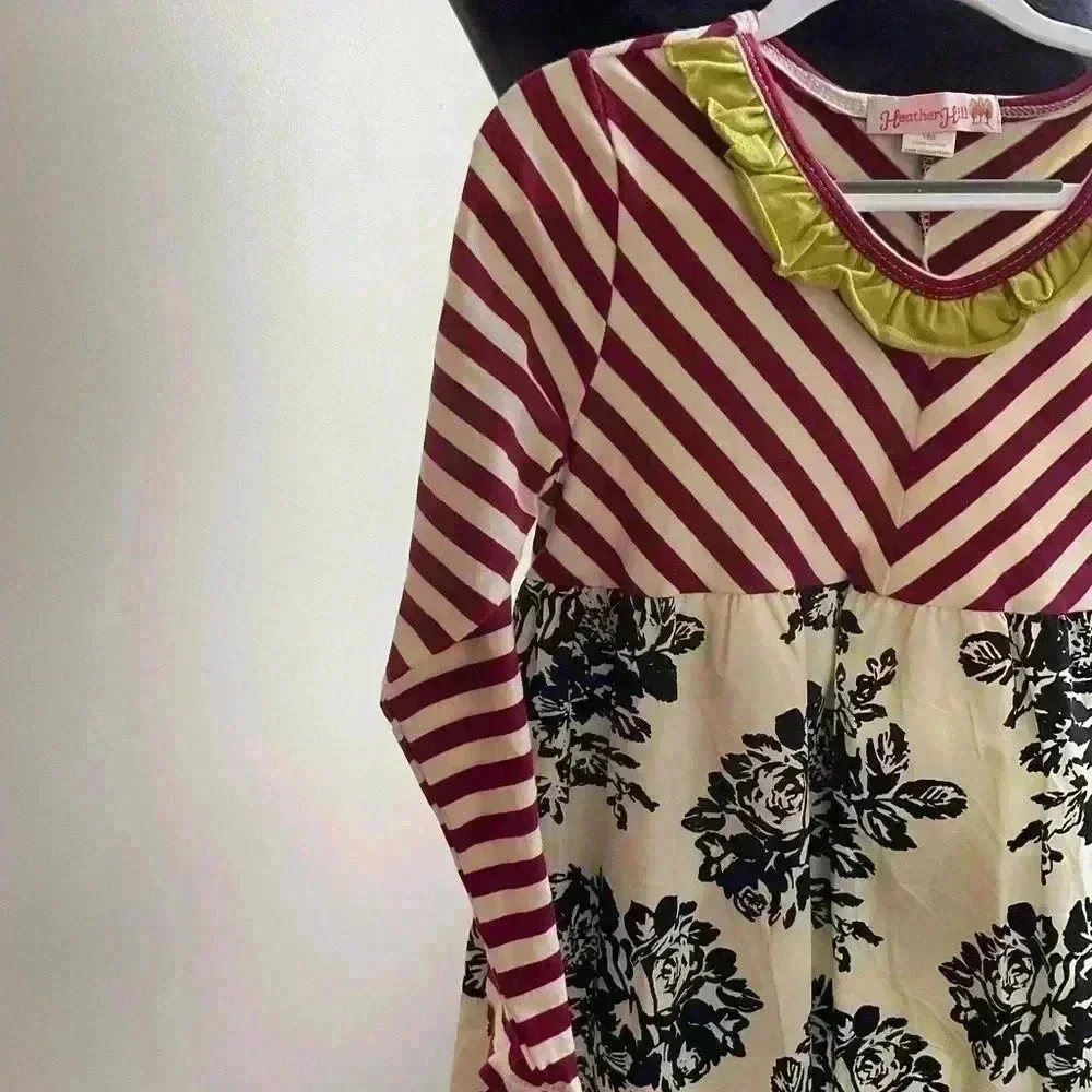 GIRLS DRESS HEATHER HILL NEW SIZE 150 FALL READY!